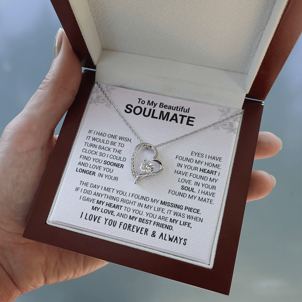 To My Beautiful Soulmate Necklace